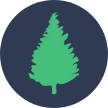 local tree icon for carbon credit